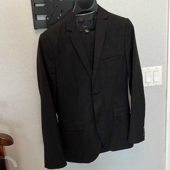 H&M Suits & Blazers Hm Black 3 Piece Suit 34r Poshmark